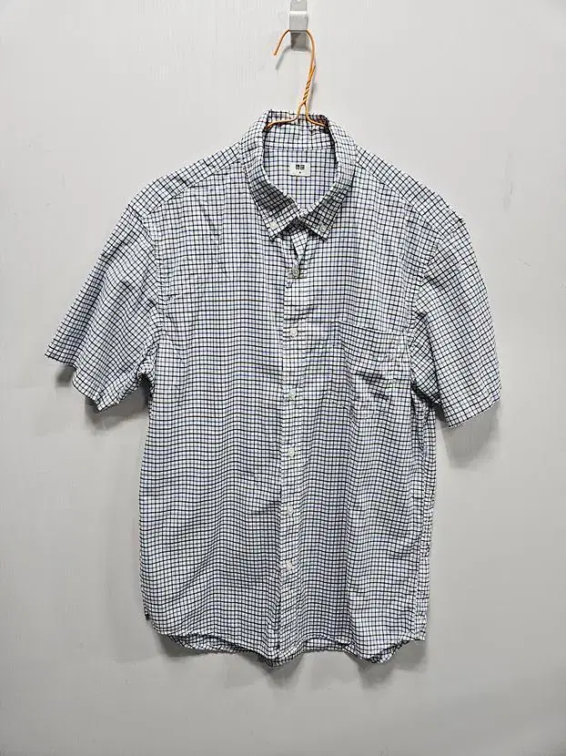 UNIQLO Bloo check short sleeve shirt Unisex M / 331305