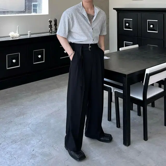 Rebbed Short-sleeved cardigan 남자 반팔 가디건