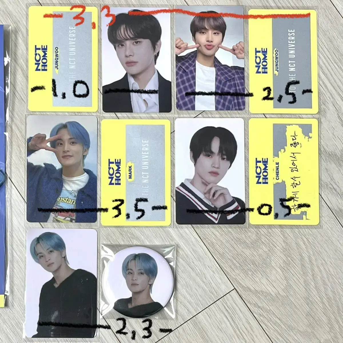 NCT Home Exhibition photocard wts / jungwoo mark chenle sungchan taeil johnny ten Kun