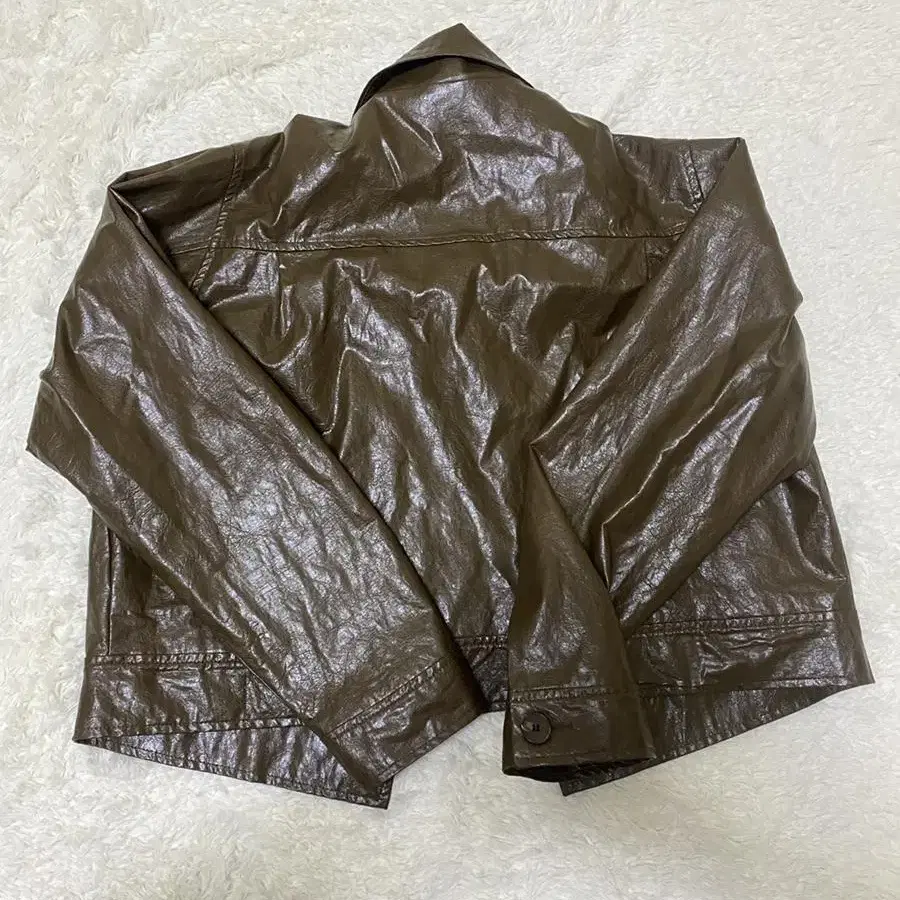 VINTAGE LEATHER JACKET (BROWN)