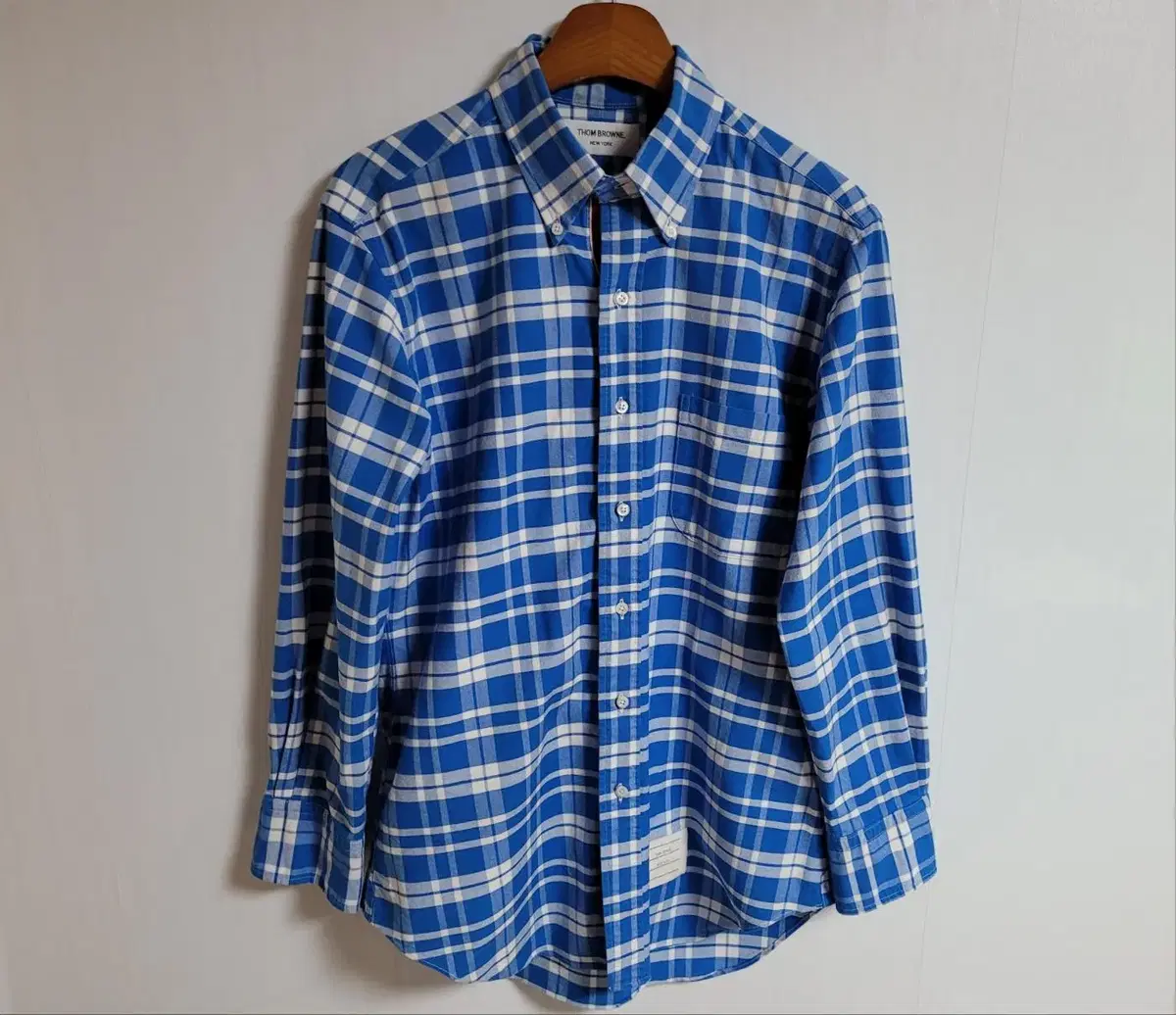 Thom Browne bloo Samsun Hidden Oxford Shirt 2 MWL010 9710