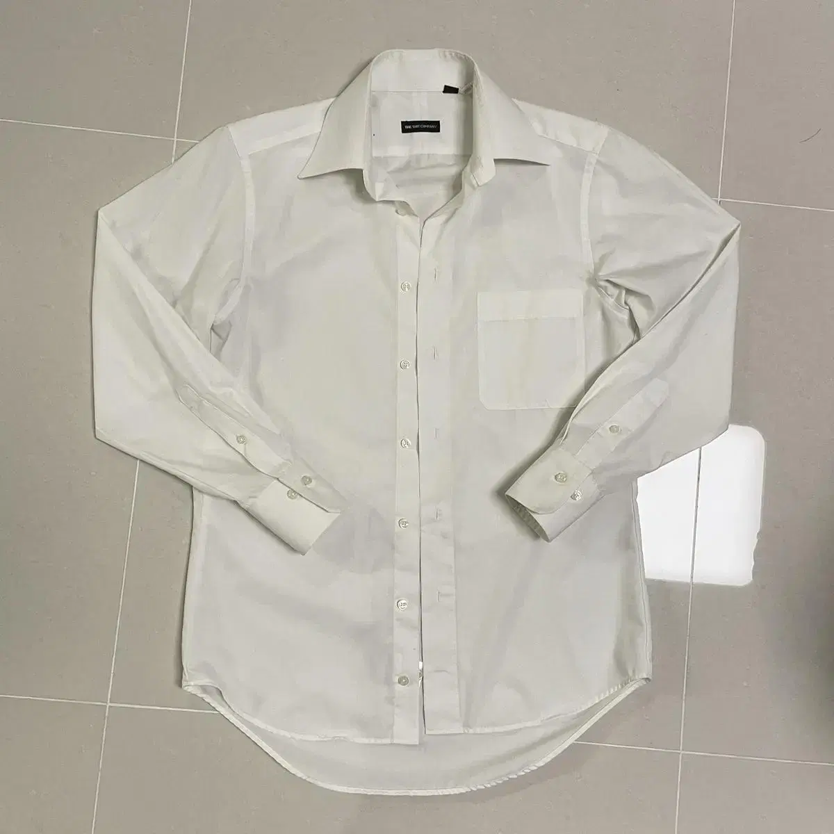 Genuine The Suit Company Wide Kara White Shirt