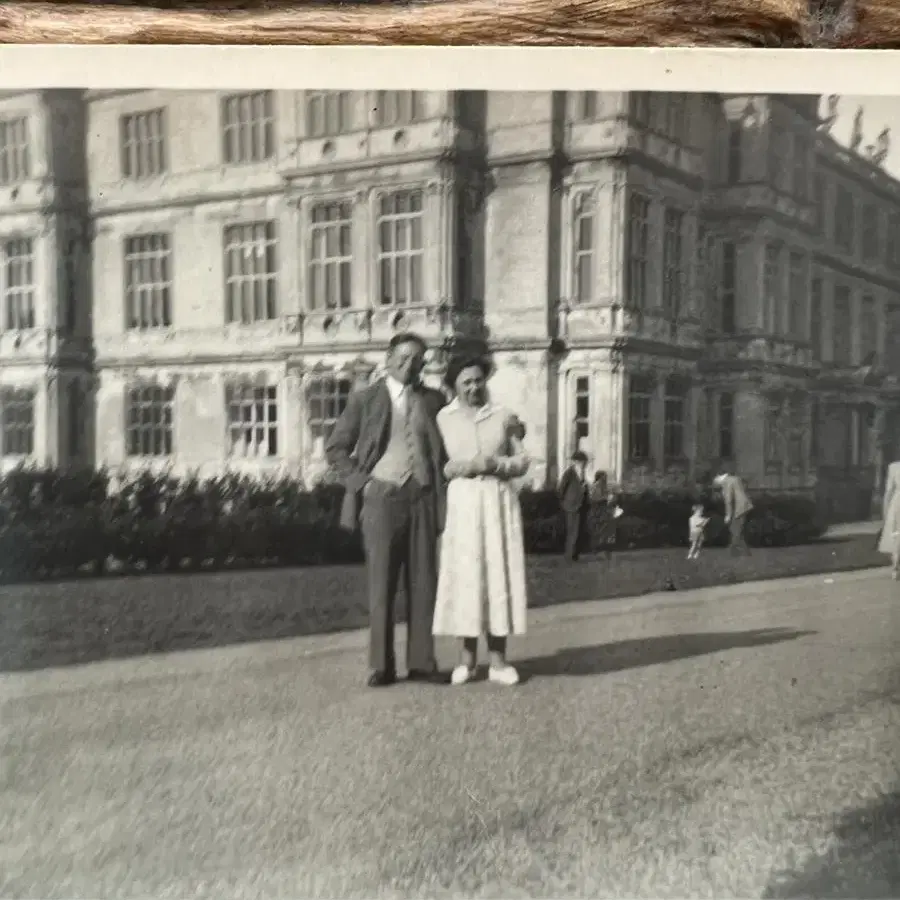 빈티지 흑백 연인 사진 1900년대