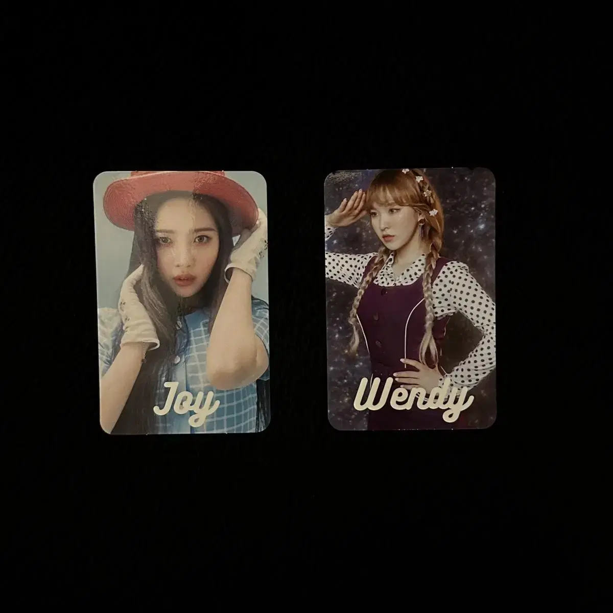 [shipping not included] red velvet Joy/Wendy Cookieza Photo Card