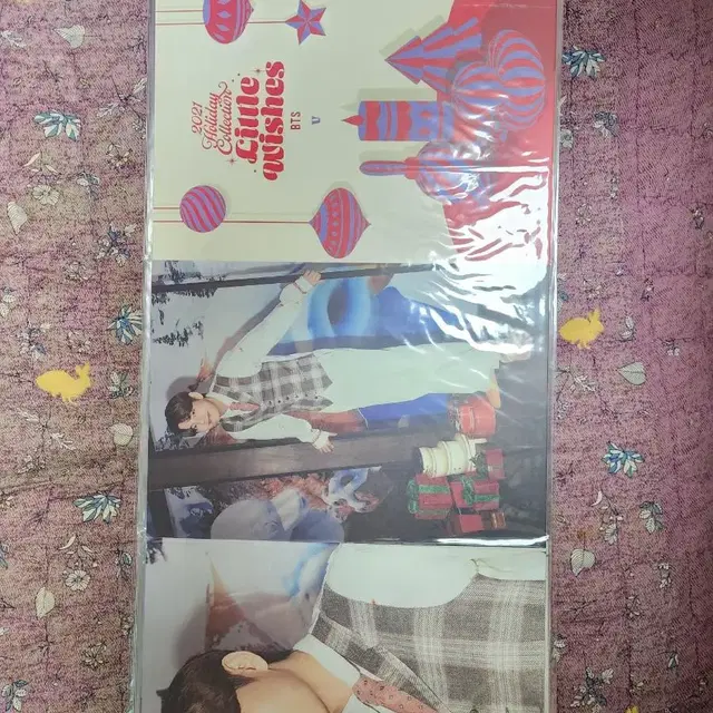 BTS 2011홀리데이 3-sided stand photo 미개봉7개일괄