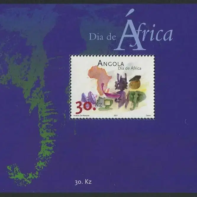 앙골라 Africa Day 시트(2001년)