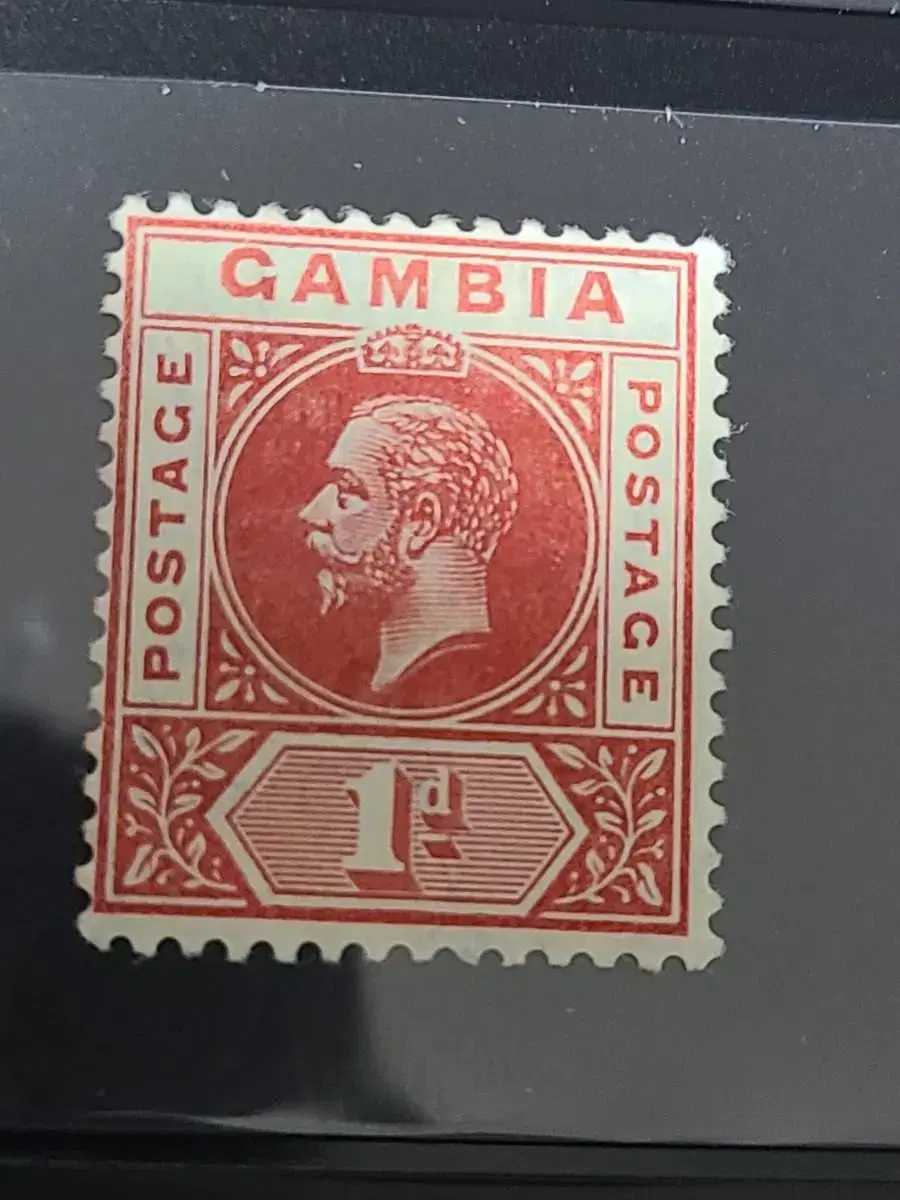 Bundle(Application:A159) Gambia Charles V 1918 Stamp(G7)