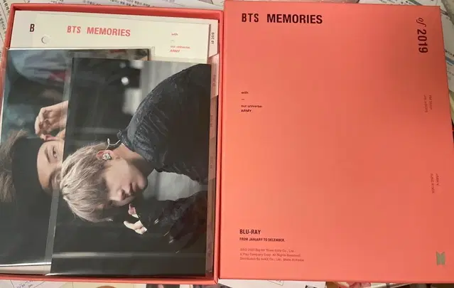 방탄소년단 bts 메모리즈 2019 블루레이 포카 제외 풀셋