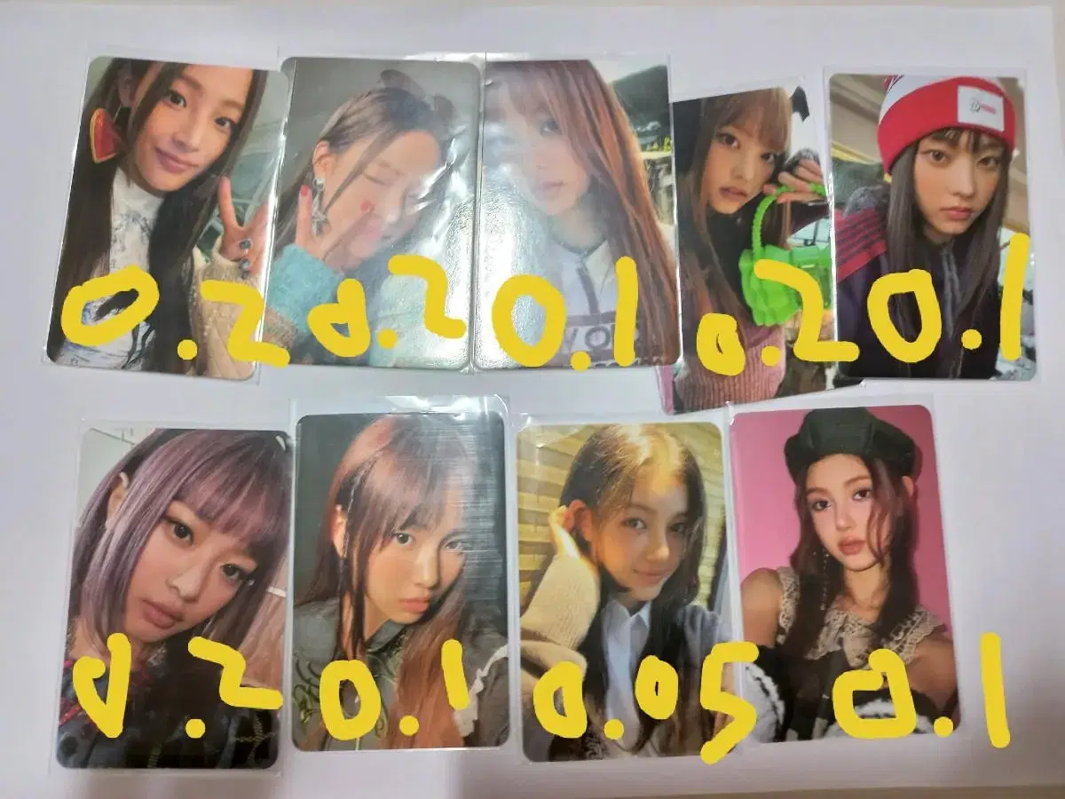 New Jeans photocard wts haerin minji danielle hyein hanni