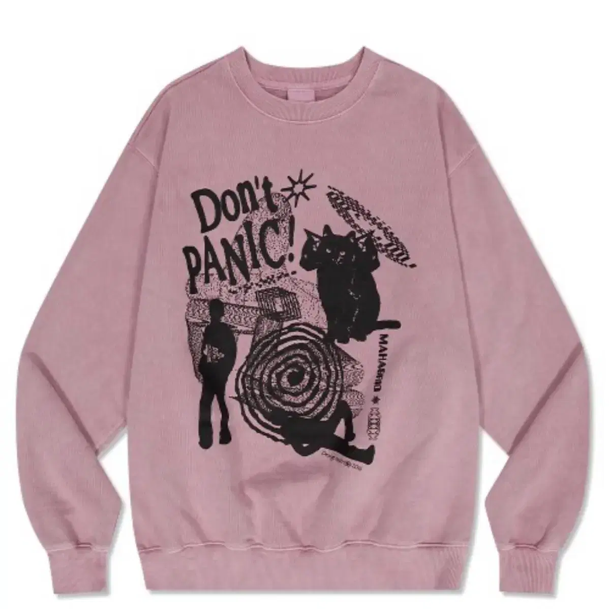 [마하그리드]PANIC PIGMENT SWEATSHIRT