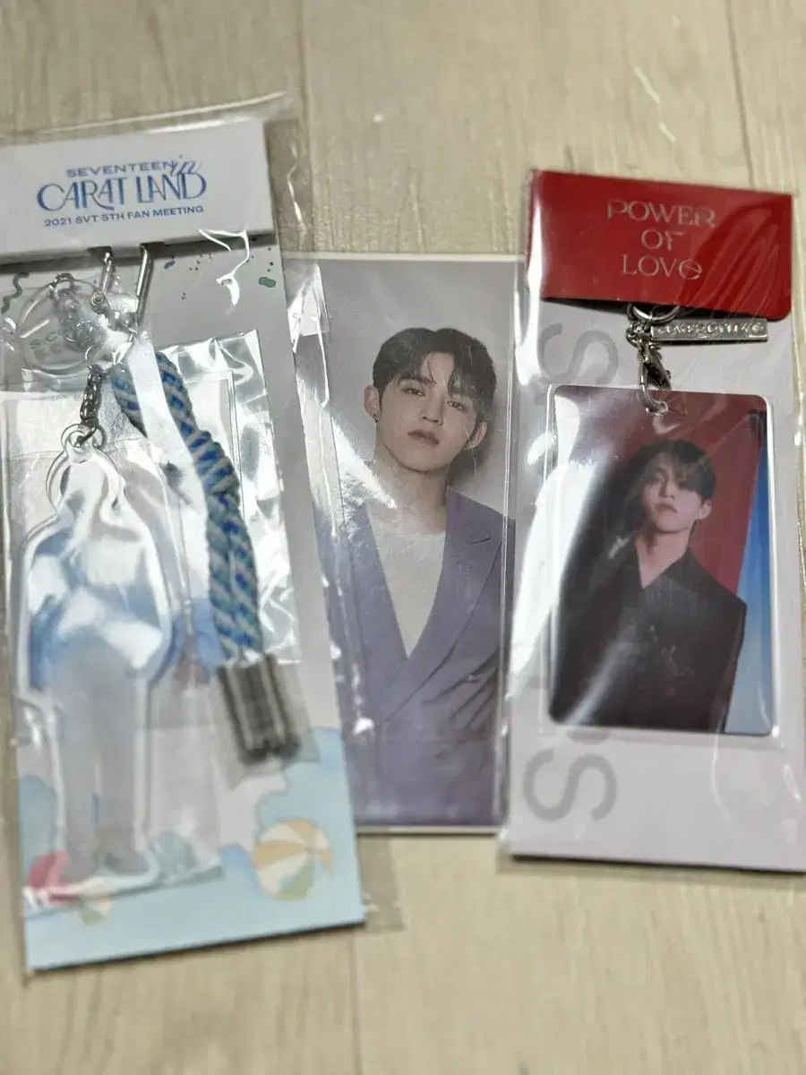 [bulk] seventeen s.coups Caratland Incomplete Keyring, Standing Photo Card