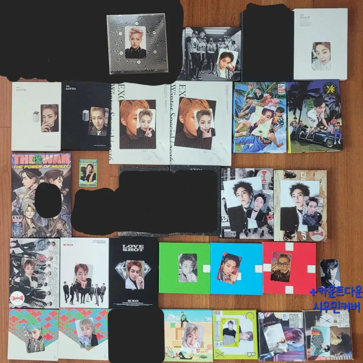 Chapter 25 bulk Disposition exo xiumin album & Photocards