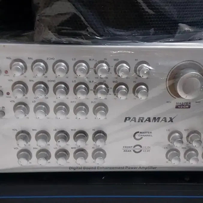 앰프 4채널 PARAMAX  SA-620DX /노래방 다목적 음악 방송