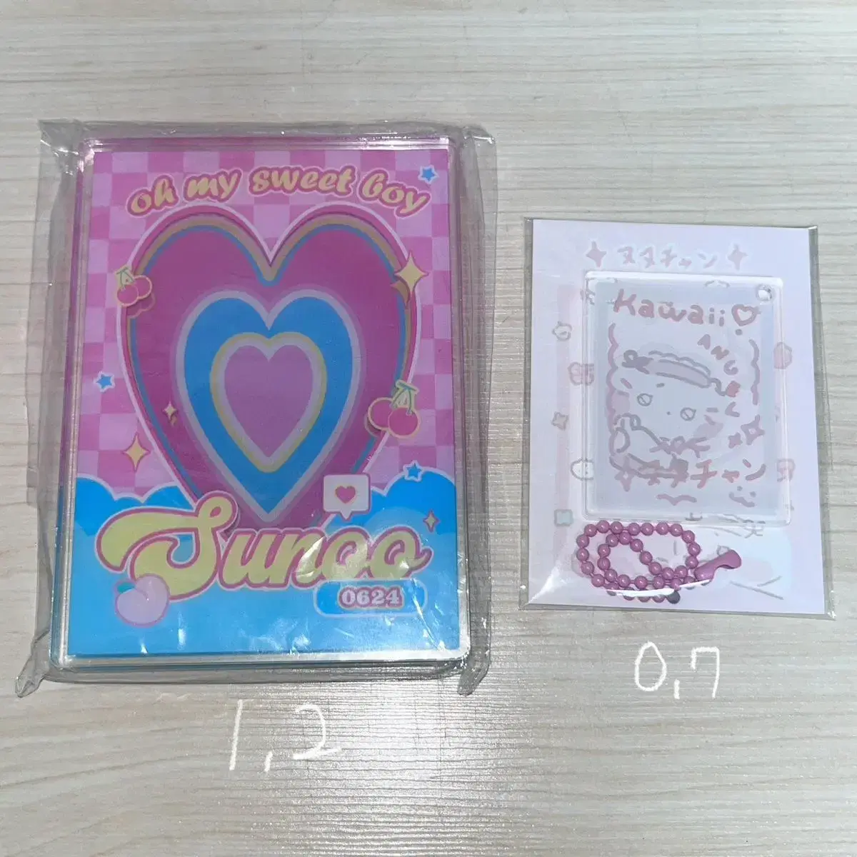 Enhypen sunwoo unofficial goods acrylic stand Holder Magnet Photoprop Nunuchan Keyring