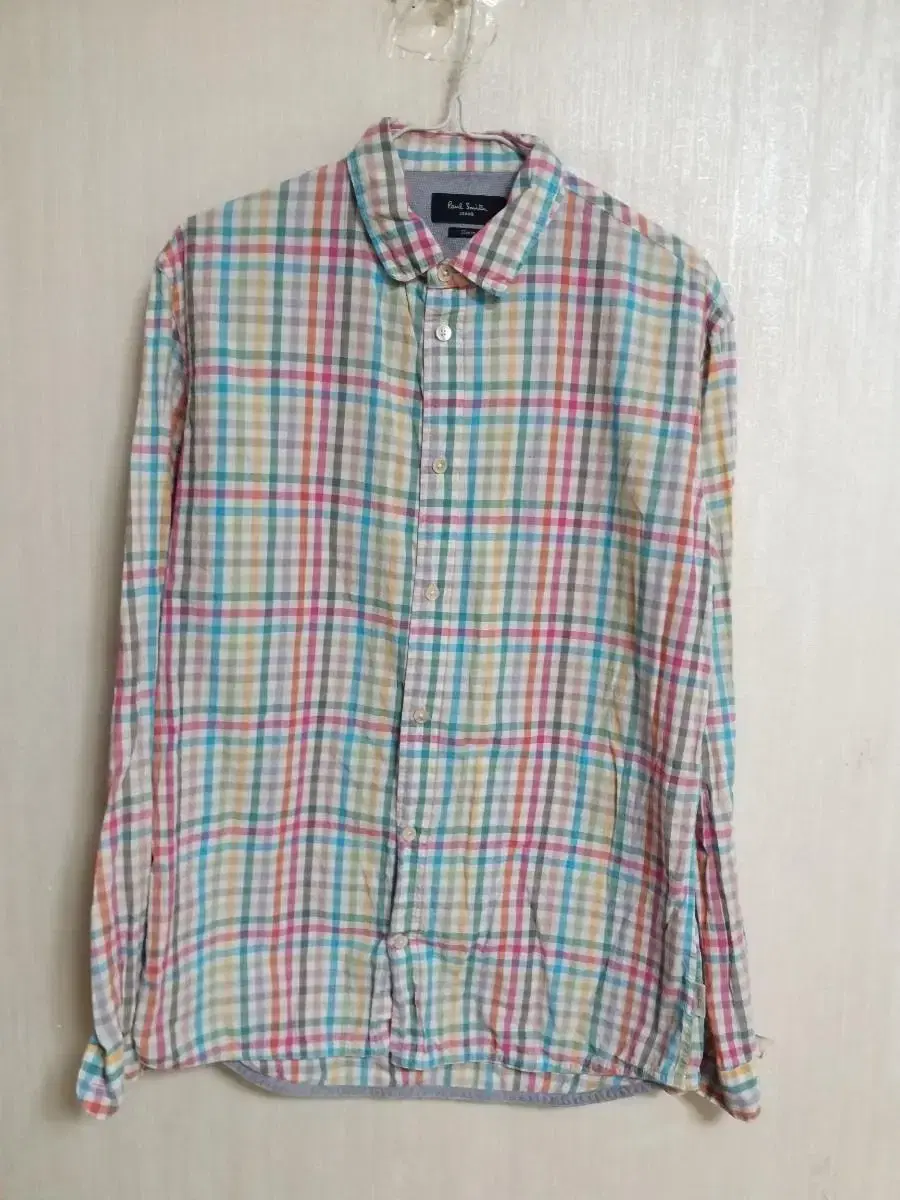 Men's Pallsmith Bom & Summer Slim Fit Check Shirt (95)