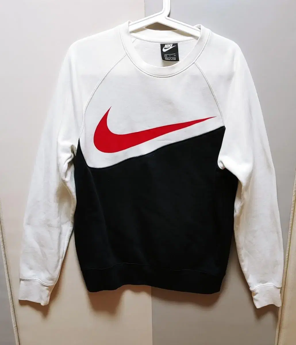 [L] Nike Man to Man Long Sleeve Tee WhiteBlack189