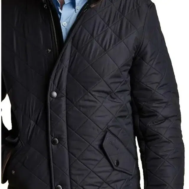 바버 퀼팅 자켓 XL사이즈 네이비 Barbour Powell Quilt