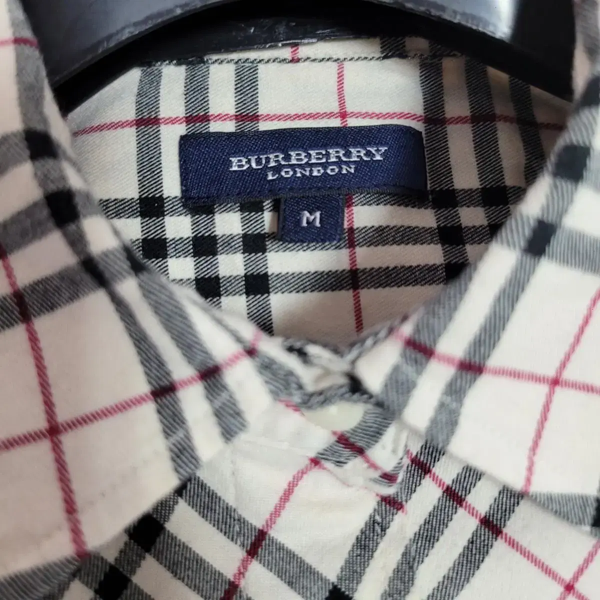 버버리 burberry london 사선 노바 체크셔츠