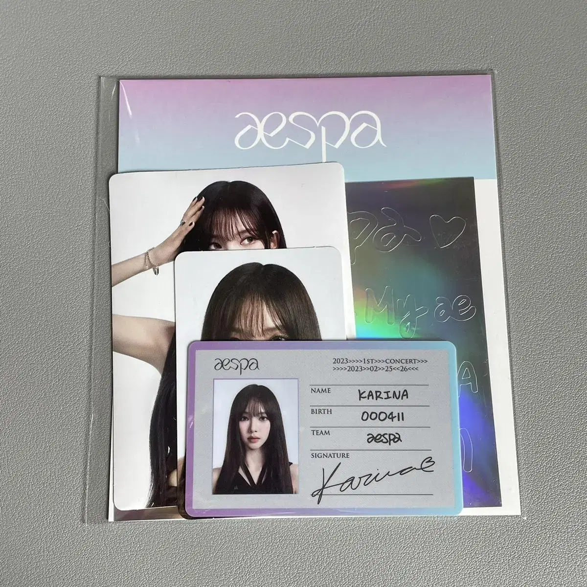 [unsealed]Aespa Hyperline Concert karina IDSet WTS