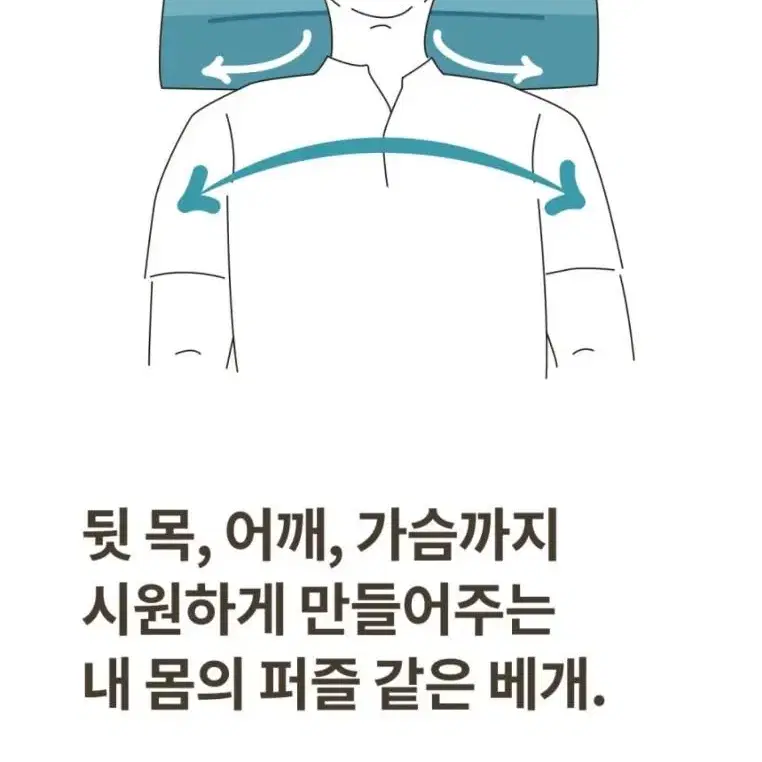 온수움 경추베개 목베개 새제품