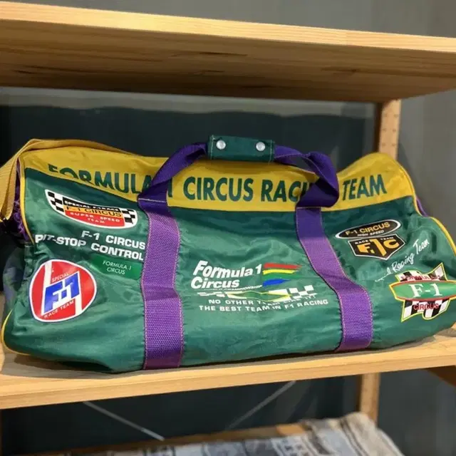 VTG Formula 1 Circus Racing Nylon Bag