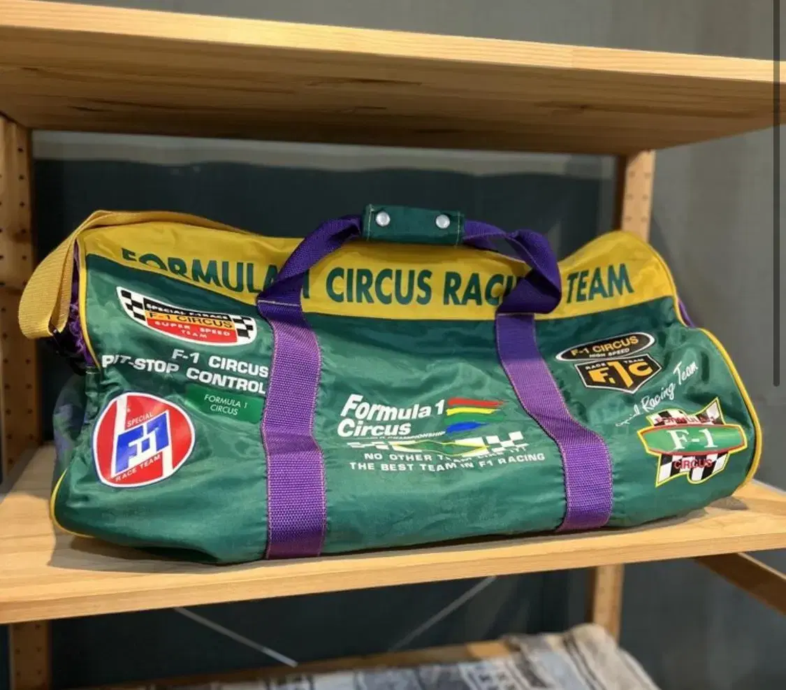 VTG Formula 1 Circus Racing Nylon Bag