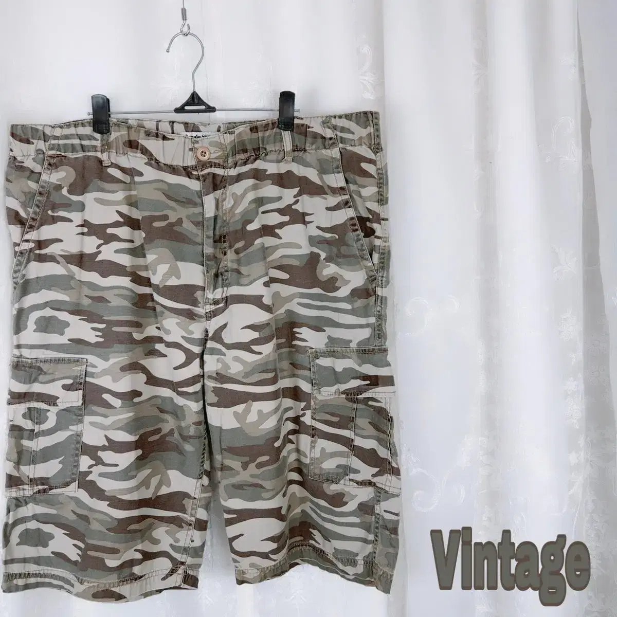 Vintage Big Size Camo Cargo Vahn