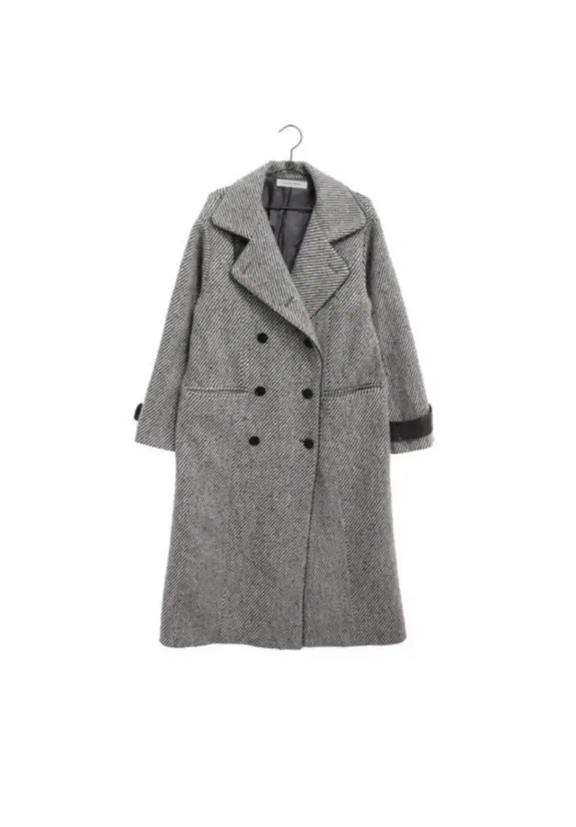 Wool Blend Double Long Coat