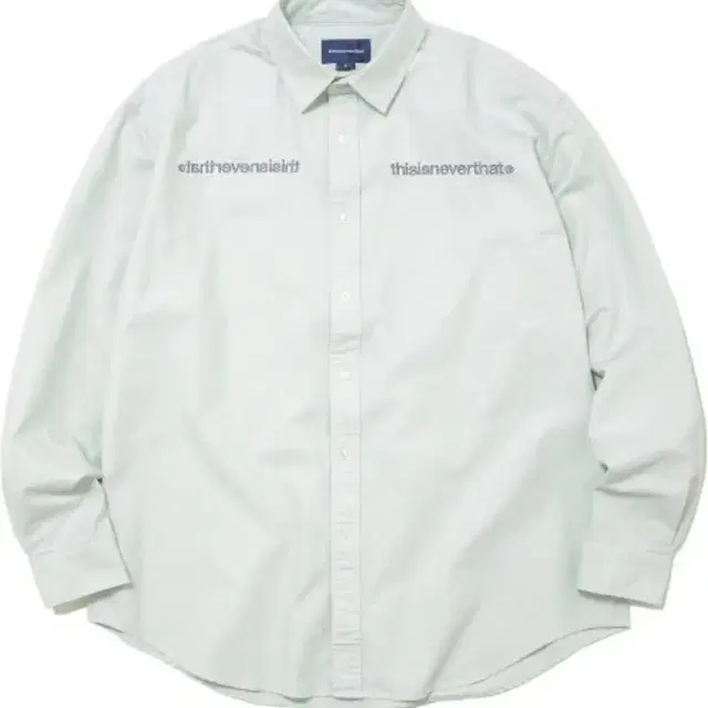 디스이즈네버댓 MI-Logo Oxford Shirt Mint