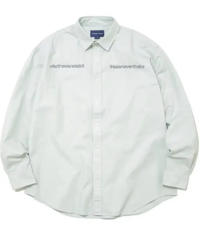 디스이즈네버댓 MI-Logo Oxford Shirt Mint