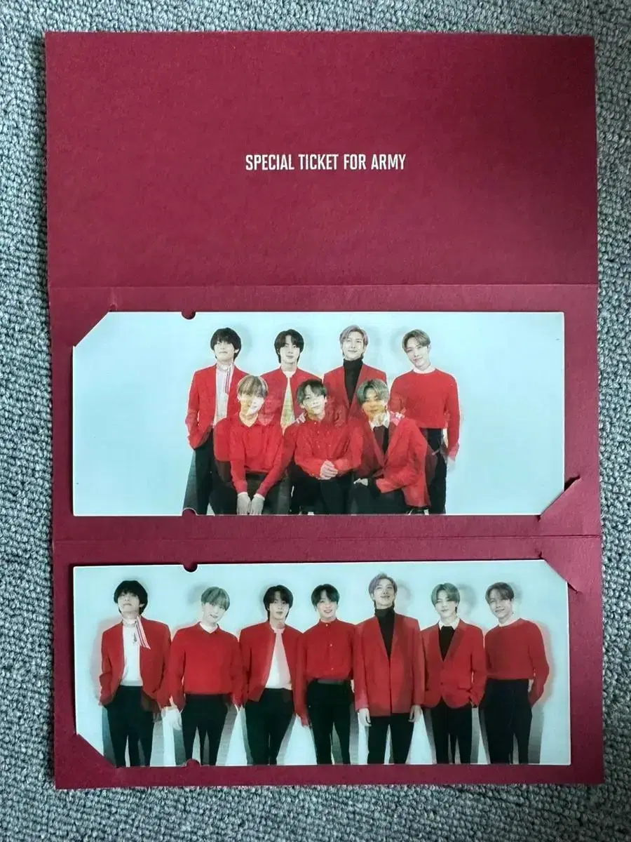 Map of the Soul One lenticular Tickets