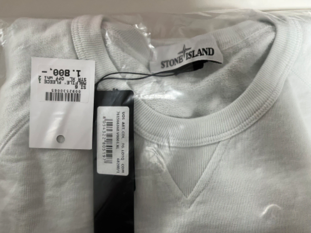 [XL] Stone Island Man-to-Man Off-White