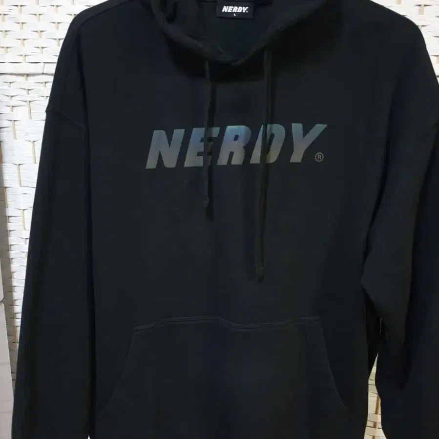 (1147) NERDY 널디 후드 티셔츠 L  실측 110  2XL