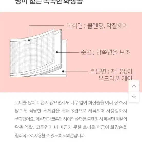 새제품)오하이오후 화장솜