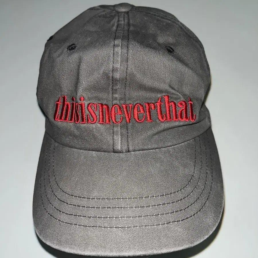 디스이즈네버댓 Washed Onyx Cap Charcoal