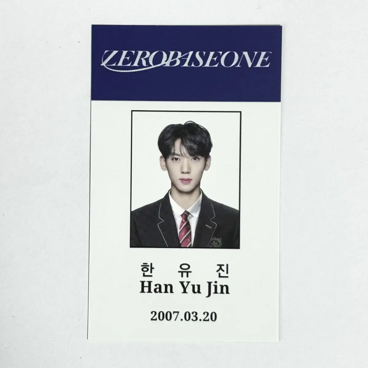 ZB1 zerobaseone han yujin Student ID photocard unofficial goods wts Sell