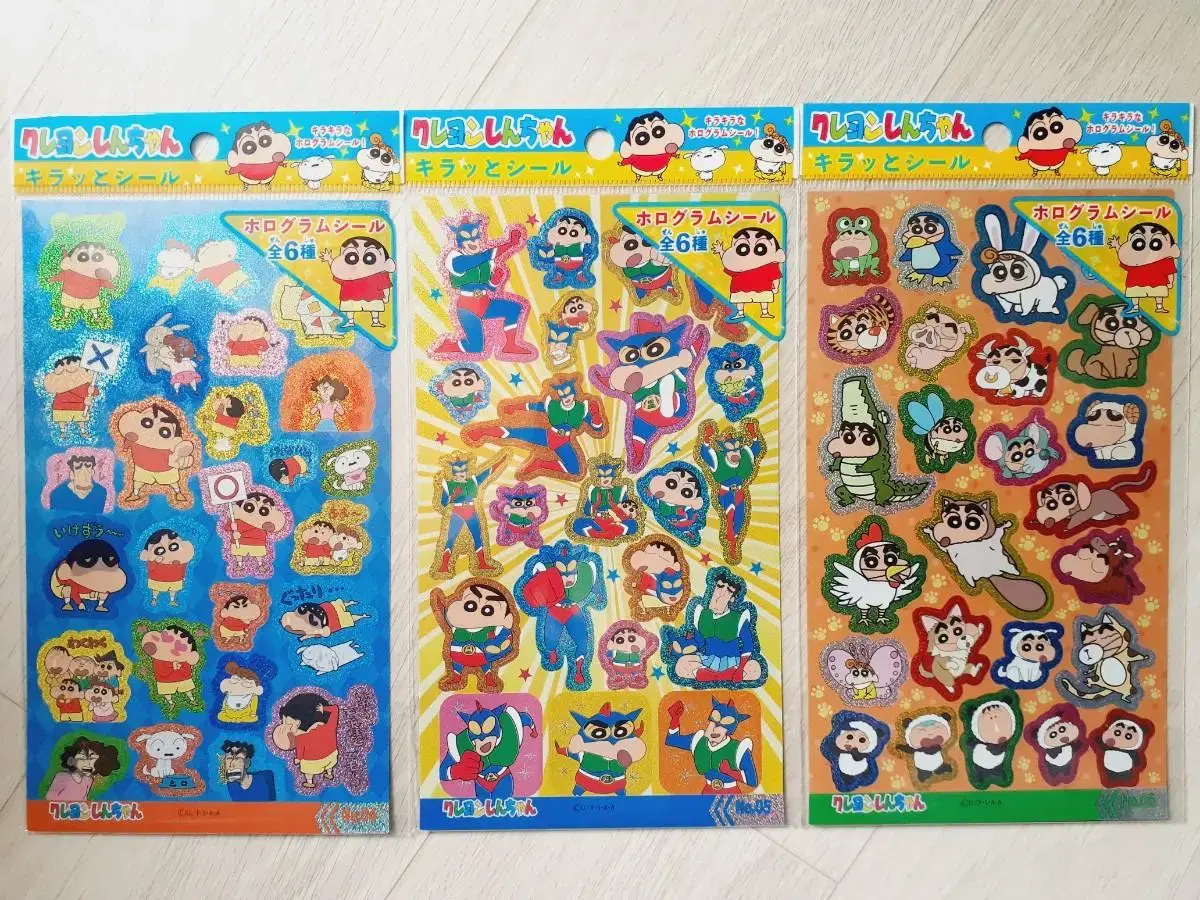 Crayon Shin-chan hologram Stickers