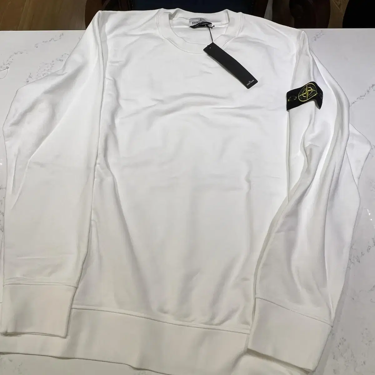 Stone Island Crew Neck Sweatshirt White XXL New Stone 63051