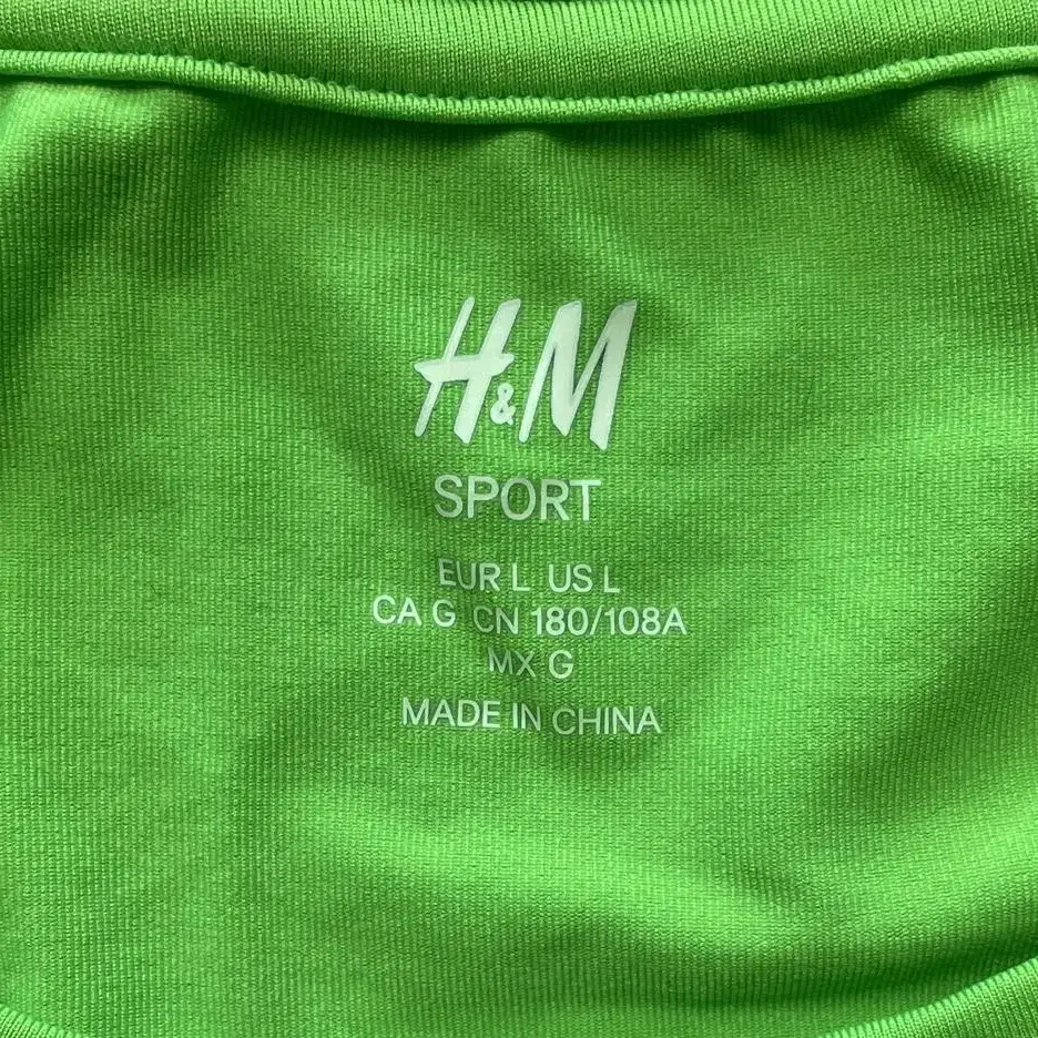 (새상품)H&M 운동복 반팔 라지 L