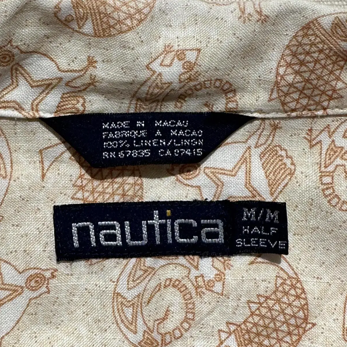 노티카 NAUTICA 린넨 캠프 셔츠