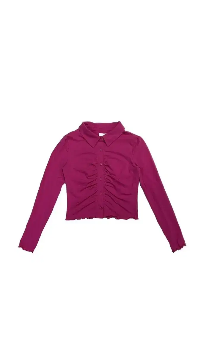 Toumiou Hot Pink Shirt Cardigan