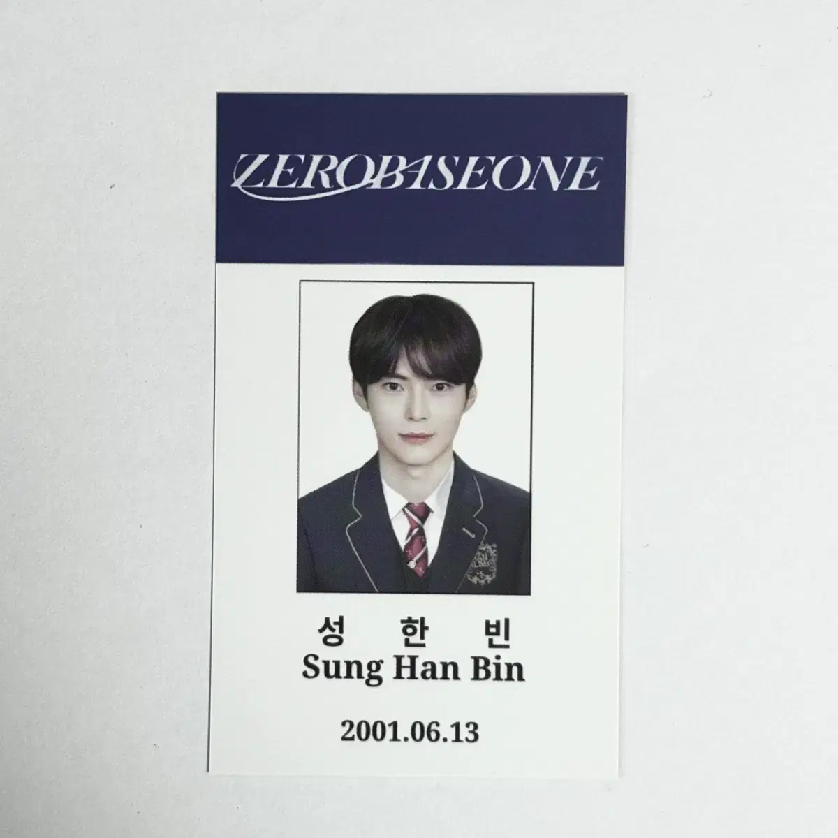 ZB1 zerobaseone sung hanbin School uniform student ID unofficial goods wts Sell