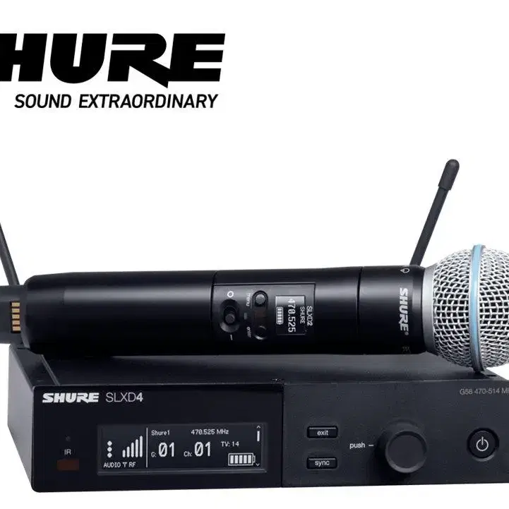 슈어 SHURE SLXD24 SM58 미개봉 새상품