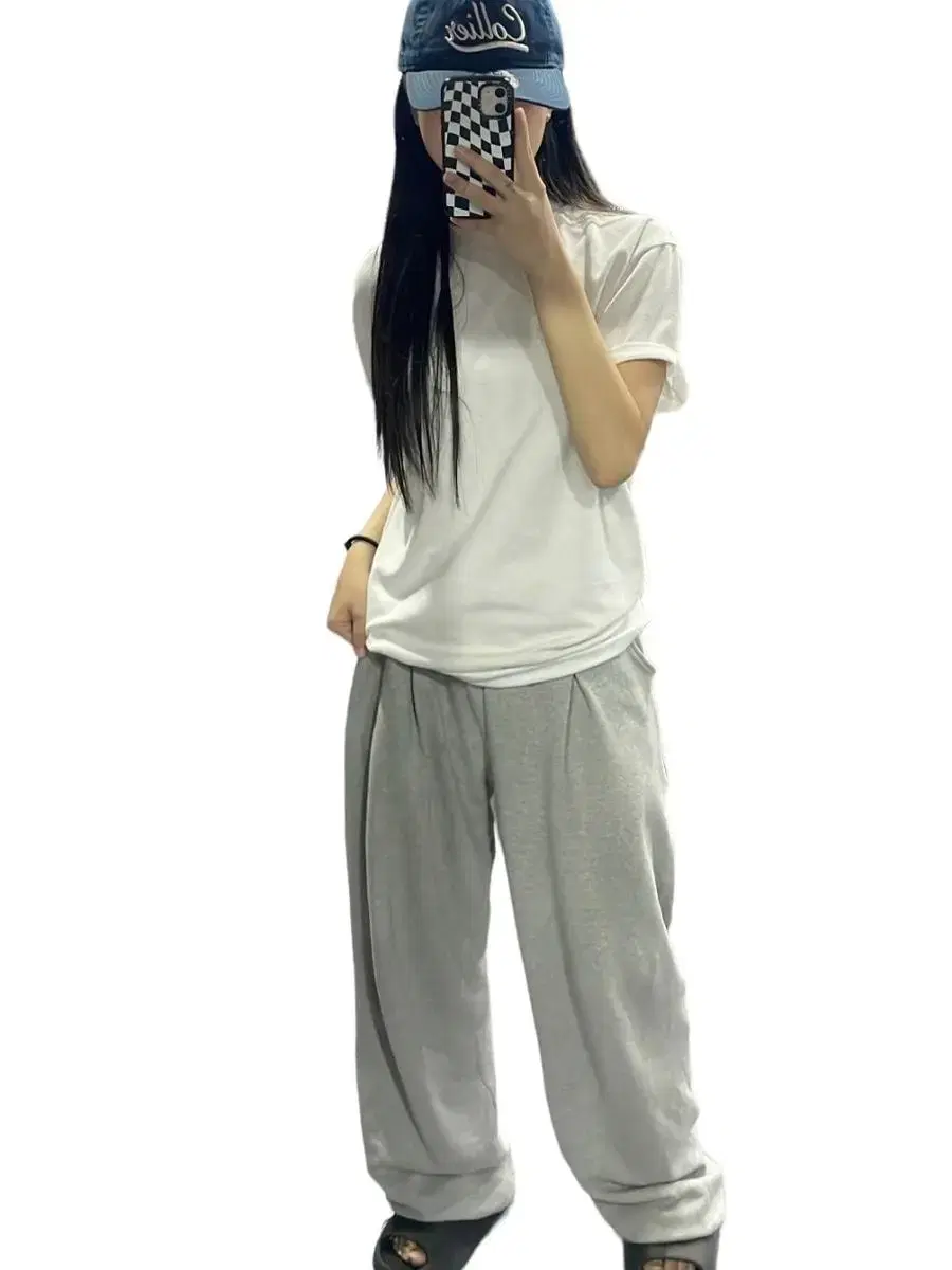 Training Pin-Tuck Wide Sweatpants (2-Way Pants)