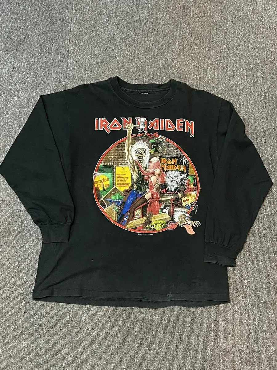 1990년 빈티지 아이언메이든 ironmaiden 밴드티셔츠