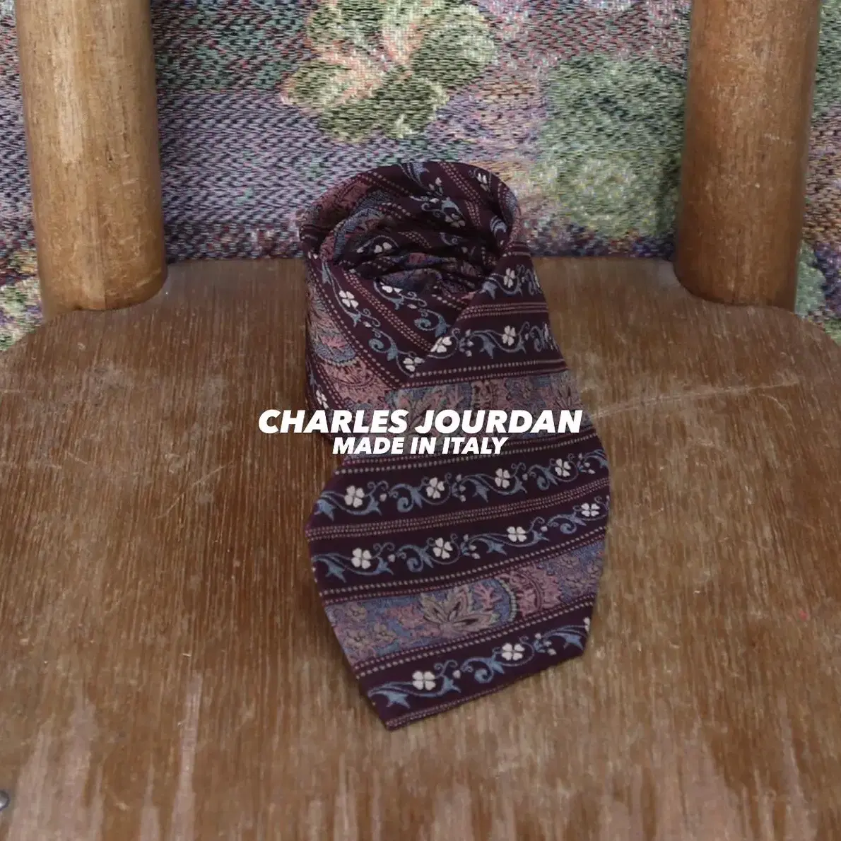 CHARLES JOURDAN 패턴 넥타이