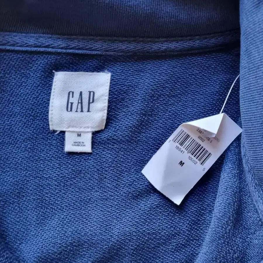 M  GAP 인디고 쿼터 집업