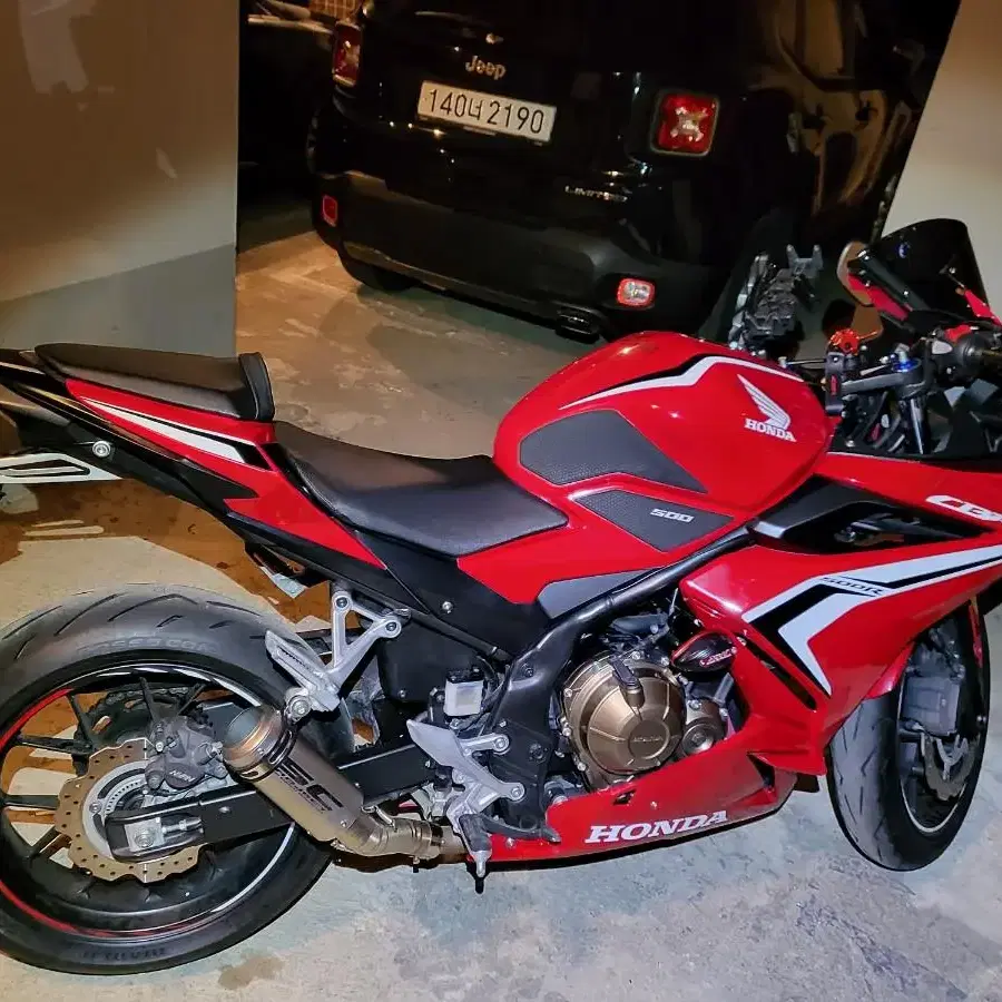 cbr500r 21년식 짧은키로수 판매합니다 가격내림