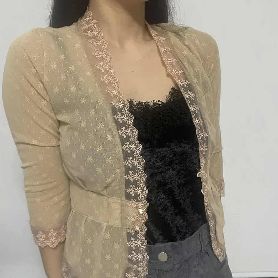 vintage lace blouse