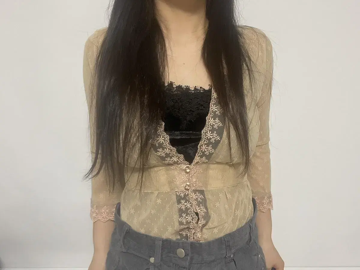 vintage lace blouse